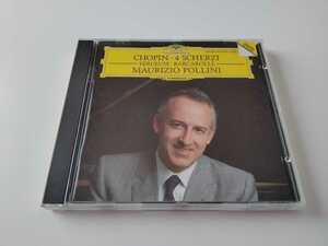 【ドイツプレス盤】F.Chopin / 4 Scherzi/Berceuse/Barcarolle / Maurizio Pollini CD GRAMMOPHON GERMANY 431 623-2 