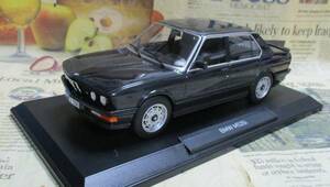 ★レア絶版*Norev*1/18*1986 BMW M 535i ブラックメタリック