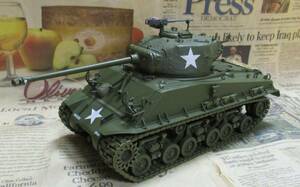 * очень редкий распроданный * Franklin Mint *1/24*George S. Patton's M4-A3 Sherman Tank - US Army* накладка n. армия * no. 2 следующий мир большой битва 