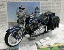 ☆激レア絶版*フランクリンミント*ハーレー*1/10*Harley-Davidson Heritage Springer ブルー_画像1