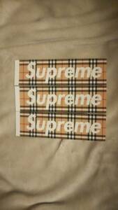 Supreme Burberry Box Logo ステッカー シュプリーム バーバリー