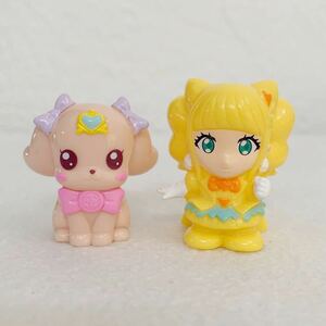 ＜美品＞すくい人形　ヒーリングっどプリキュア ２種セット　フィギュア★高さ約3.5〜4.5cm〈Aa