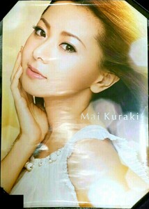  очень редкий! Kuraki Mai постер не продается B2 макияж Kirameki .. супер . прекрасный человек .... косметика бренд способ безрукавка ....mai-k прекрасное платье ..*
