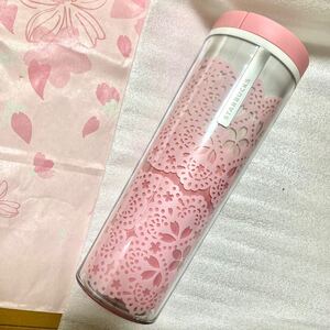 新品 SAKURA2018タンブラーレース473ml 2018 水筒 ピンク