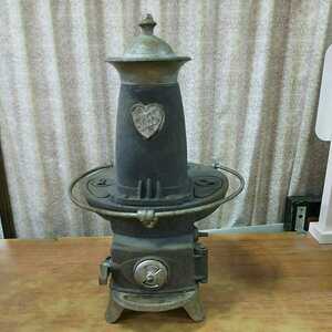  direct pickup limitation QUEEN Queen castings stove wood stove stone charcoal stove home heater Showa Retro antique display that time thing long-term storage 