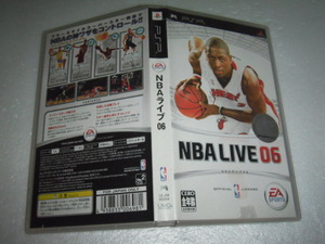  used PSP NBA LIVE 06 operation guarantee including in a package possible 