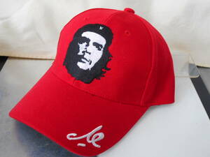 チェ・ゲバラ Che Guevara 帽子 CAP お洒落　赤　フリーサイズ