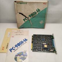 ジャンク品 PC98 68000ボード PC-9801-16? 詳細不明 モトローラ MC68010R8_画像1
