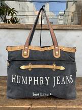 ★HUMPHRY JEANS★トート★ハンド★ショルダー★バッグ★かばん★グレー★_画像4