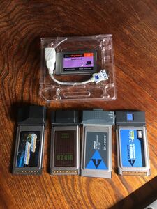 ジャンク品 PCカード x5