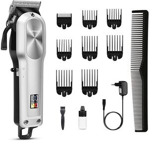 新品SUPRENT電動バリカンヘアカッター人気メンズコードレスヘアクリッパーセルフカット散髪用刈り長さ調節 家庭用・業務用・子供用プロ仕様