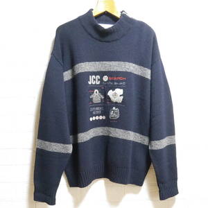 F14 □ Jean.charles de Castelbajac □ ジャンシャルルドカステルバジャック　ニット　黒系　中古　サイズ４８