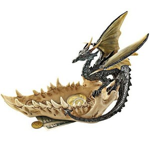  Dragon. .. case / Dragon. .(ago) tray /o fur * dish ( plate ) sculpture carving image ( imported goods 