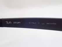 3162[K]◇RayBanレイバン◇偏光レンズ/LITEFORCE ライトフォース POLARIZED/RB4195-F/サングラス/アイウェア/マットブラック_画像7