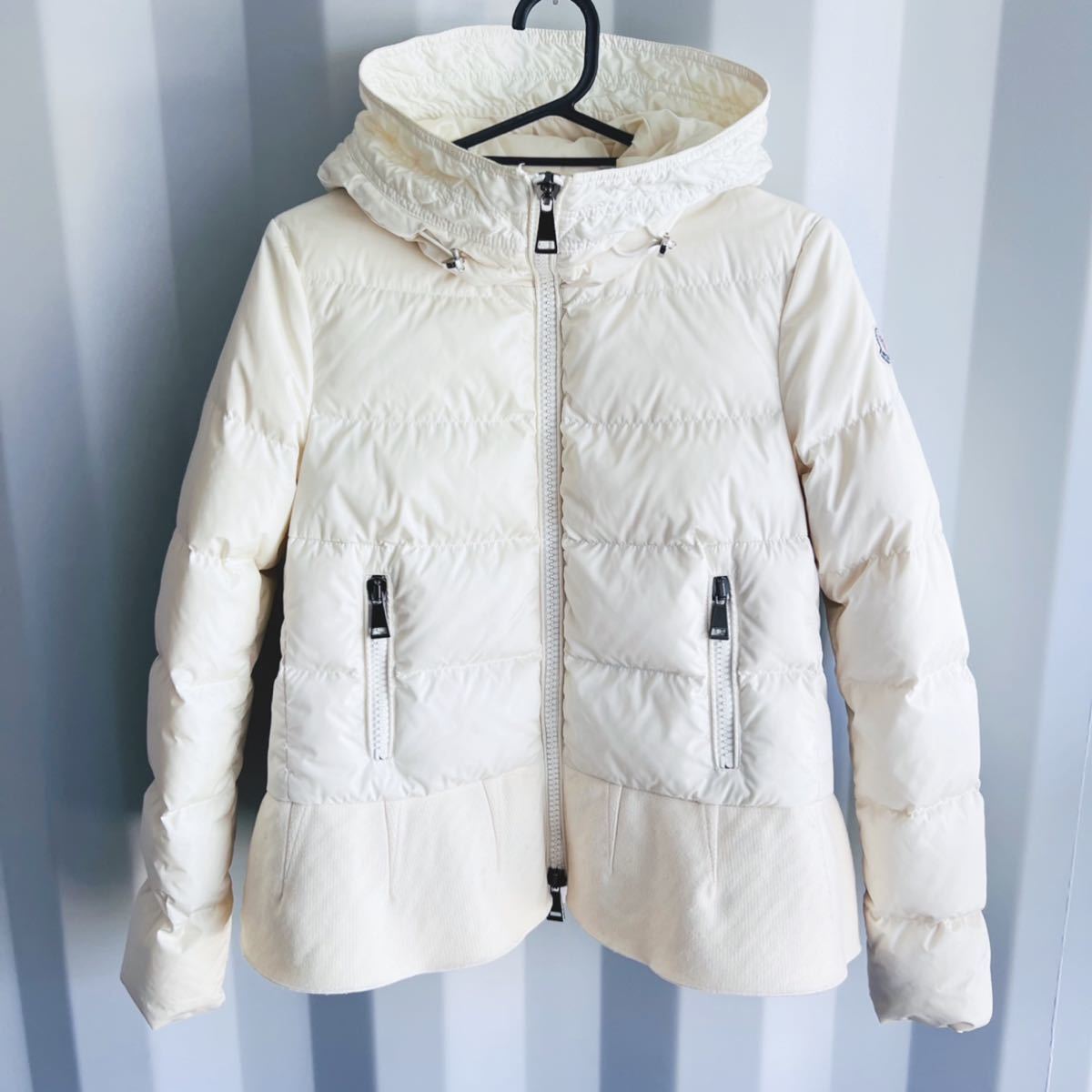 送料込】 モンクレール☆MONCLER☆NESEA☆ネセア☆ブラック0☆フリル