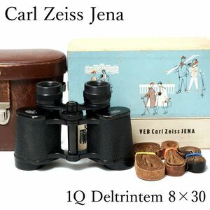 ◆Carl Zeiss Jena 1Q Deltrintem 8×30◆ カールツァイス ★イエナ工場 310万番台 ◎デルトリンテム 双眼鏡 ビンテージ ドイツ