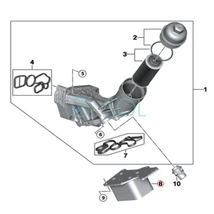 BMW MINI F54 F55 F56 F57 F60 ヒートエクスチェンジャー オイルクーラー ワン クーパー クーパーD クーパーS JCW 11428585236 11428574002_画像2