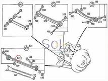 ベンツ W202 W203 リア ストラットアーム 左右共通 C180 C200 C230 C240 C280 C320 C32 C55 2103503806 出荷締切18時_画像2