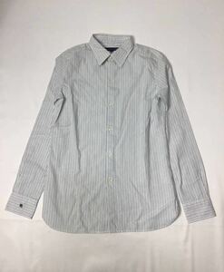 (レディース) RALPH LAUREN ラルフローレン // 長袖 ストライプ柄 シャツ (白×青) サイズ 7 (S)