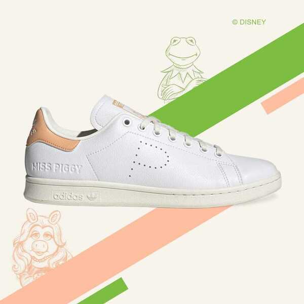 2【新品・即決】adidas Stan Smith x Kermit Miss Piggy 26.5cm 白アディダススタンスミスDisneyディズニースニーカー