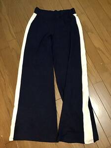  superior article [GAP/ Gap ] jersey - pants /XS* side line * navy * lady's *USED