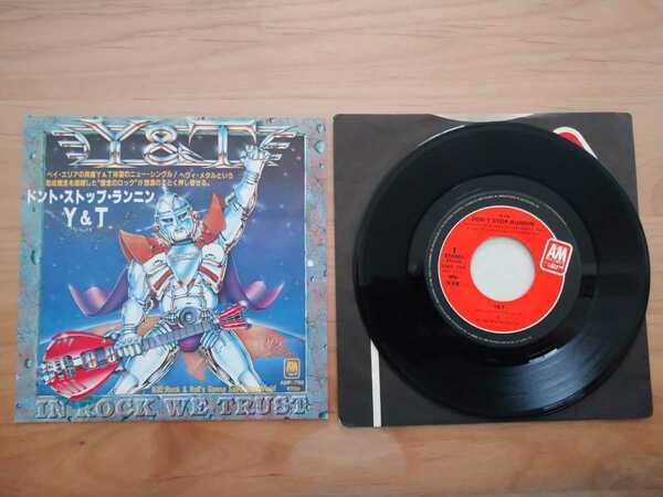 ★ドント・ストップ・ランニン Don't Stop Runnin★Y&T ワイ・アンド・ティー★レコード★見本盤★中古品