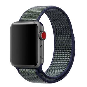 Apple アップルウォッチバンド 38/40/41mm ナイロンバンド 交換 替えベルト シリーズ2345678SE対応 マジクテープ ライトグリーン