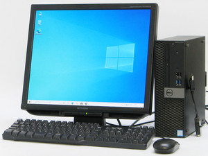 DELL Optiplex 5050-7600SF ■ 19インチ 液晶セット i5-7600/4G/500G/DVDマルチ/Windows 10 デスクトップ