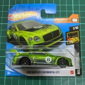 ホットウィール Hot Wheels 2018 BENTLEY CONTINENTAL GT3 ショートカード