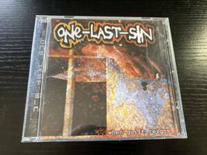 ONE LAST SIN when guilt reigns CD nyhc