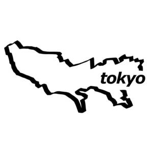 N. 13 東京都　都道府県　グラフィック　ステッカー　ニュルブルクリンク　ご当地　サーキット　風