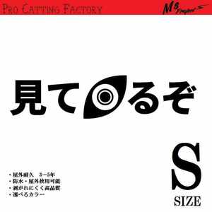 S. 21 ドライブレコーダーステッカー（見てるぞ） カッティングステッカー