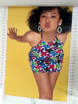 即決 レア 松原朋子 1997年 カレンダー 7枚 Tomoko Matsubara アイドル La mer 歌手 剛柔流空手 美人 まつばらともこ_画像5