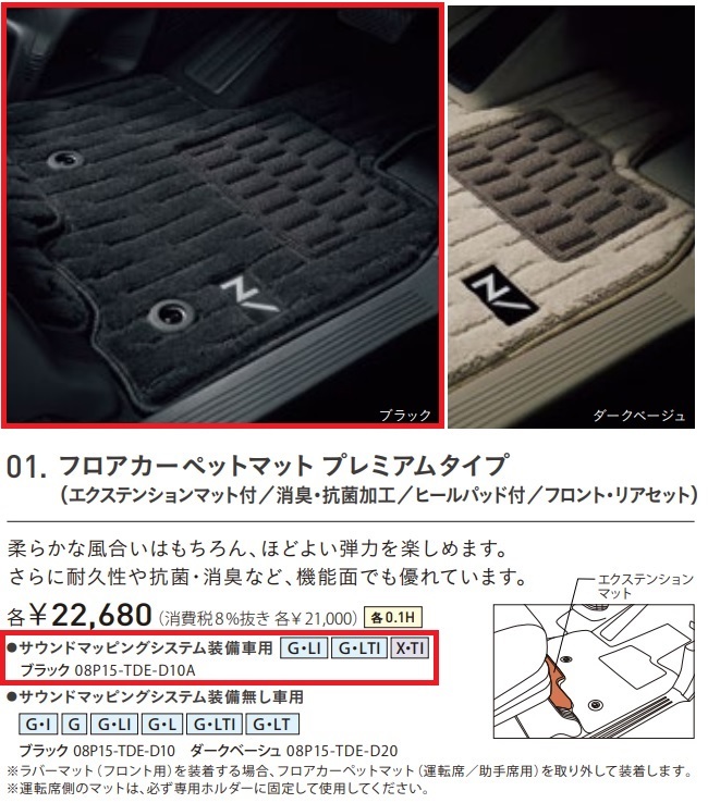 ヤフオク! -n-box 純正 フロアマットの中古品・新品・未使用品一覧