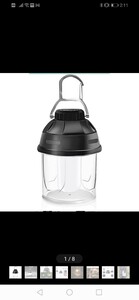 LED ランタン 無段階調光 高輝度 防滴機能 ホック付け USB充電式 バッテリの表示 小型 暖色 アウトドア キャンプ用品