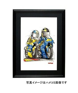 イラスト ロッシ＆ビアッジ MotoGP(2004)