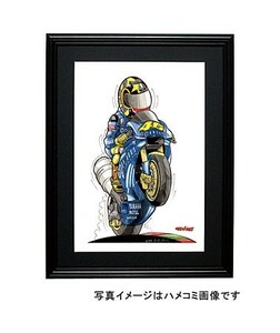 イラスト ロッシ MotoGP(2004・右向き)