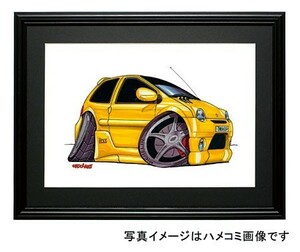  иллюстрации Renault * Twingo ( желтый * ширина )