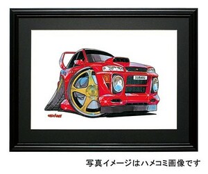 イラスト GCインプレッサ（赤・前）