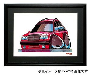 イラスト Ｅクラス W124(AMGエステート・赤)