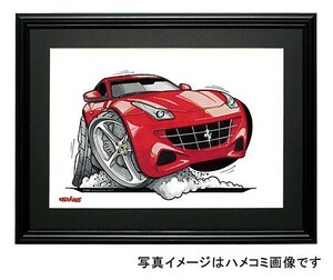 イラスト フェラーリFF（赤）