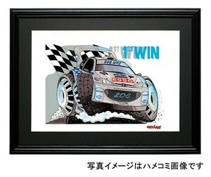 イラスト プジョー２０６ＷＲＣ