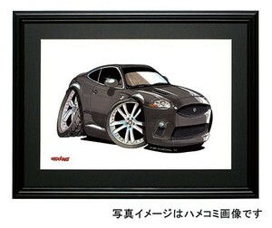 イラスト ジャガー XKR（クーペ・黒）