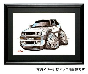 イラスト ゴルフII（GTI・白）