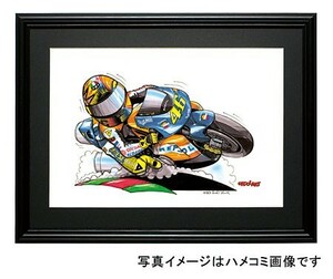 イラスト ロッシ MotoGP(2002)