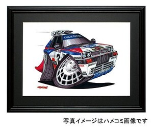 イラスト ランチア・インテグラーレ（WRC）