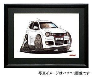 イラスト ポロGTI（４代目・白）