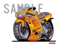 イラスト TRIUMPH デイトナ_画像2