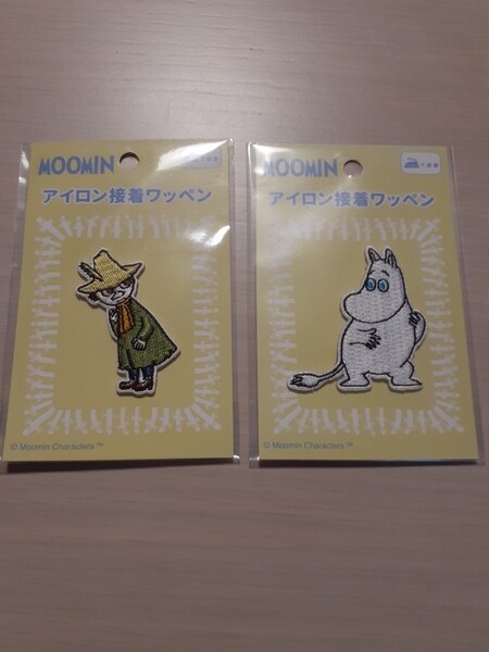 【新品未使用】 ムーミン、スナフキンワッペン 2点セット