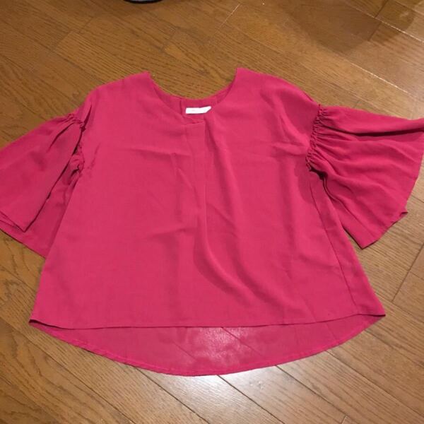 chocol raffine robe 赤ブラウス フリーサイズ